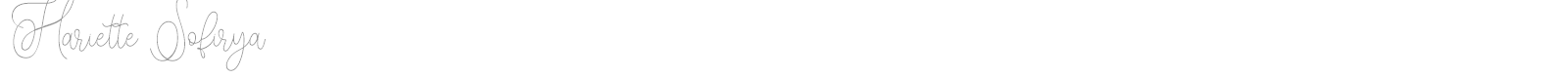 Hariette Sofirya font preview